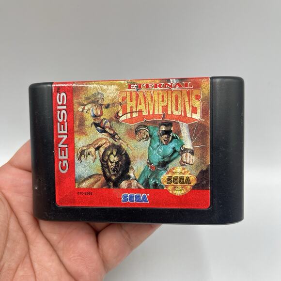 Eternal Champions (Sega Genesis, 1993) Cart Only. Tested and Working. - Picture 7 of 7